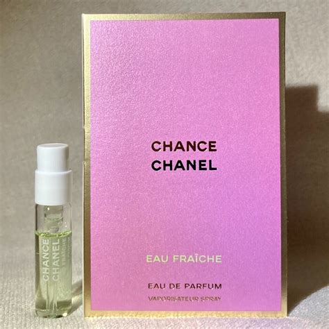 new chance of chanel|Chanel chance eau fraiche samples.